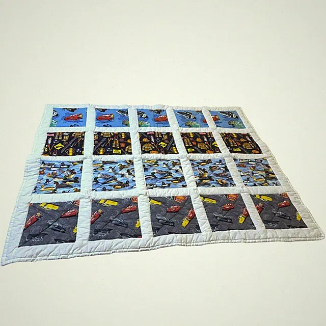 Cars Firefighters Ducks Quilt Blanket Nursery Kids Toddler Playmat