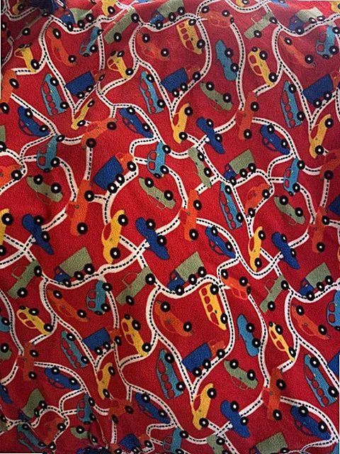 Cars Trucks Fleece Blanket Throw Themed Soft Fringes Homemade Multicolor Warm