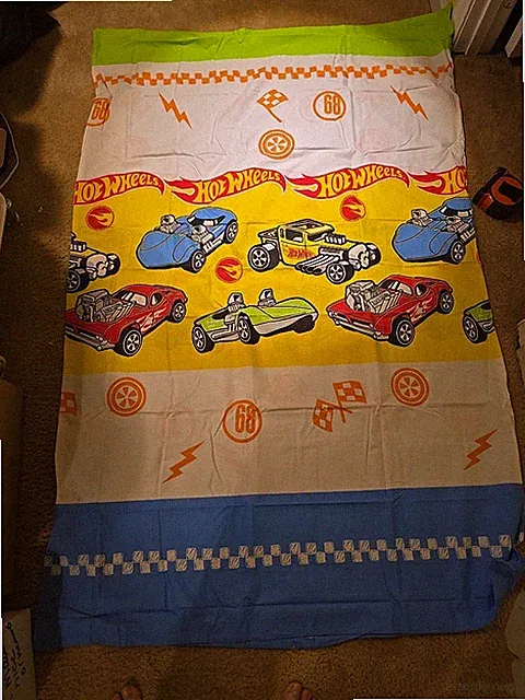 Hot Wheels "Winter" Children's Boys Cars Duvet Cover, Pillow Case Cotton 59"x38"