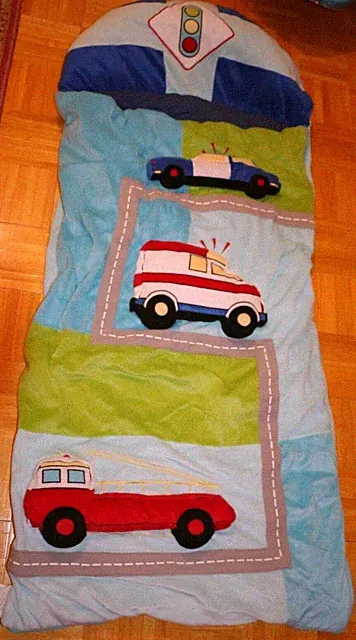 JLA Home 3D Transportation Themed Emergency Vehicles Kid's Sleeping bag