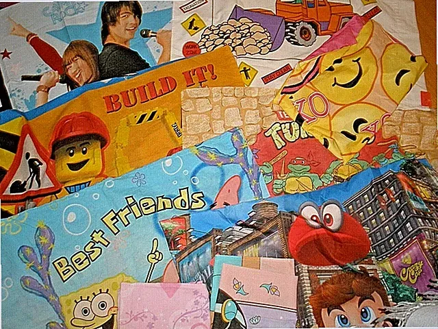 Kid's Pillowcase Disney Smiles Mario Ninja Turtle, Trucks, camp Rock YOU CHOOSE