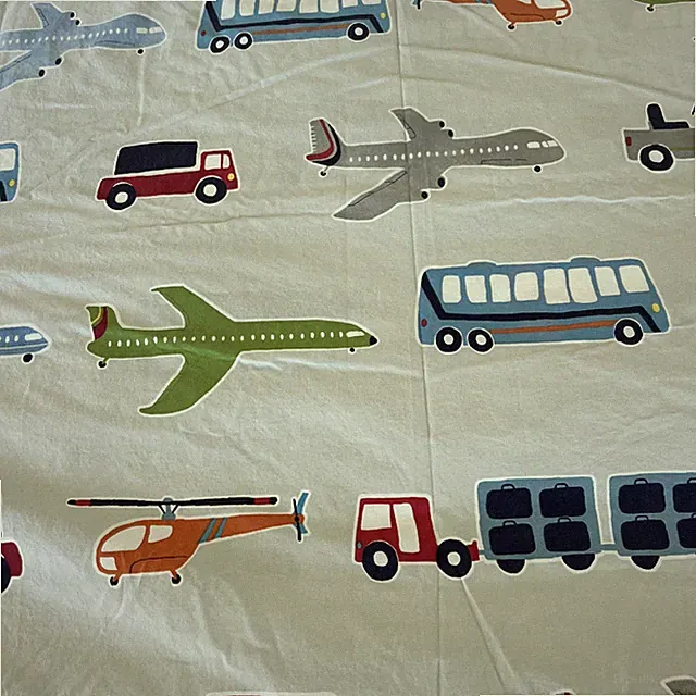 Pottery Barn Kids Duvet Cover Cars Planes Brody TWIN 100% Cotton
