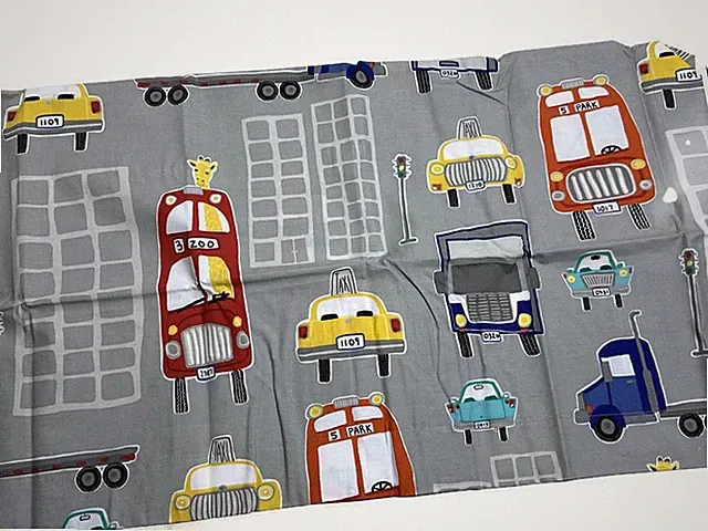 Pottery Barn Kids Gray Auto Vehicles Cars Standard Pillow Cover Sham New