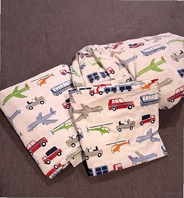 Pottery Barn Kids Vehicle Transportation Full Size Sheet Set